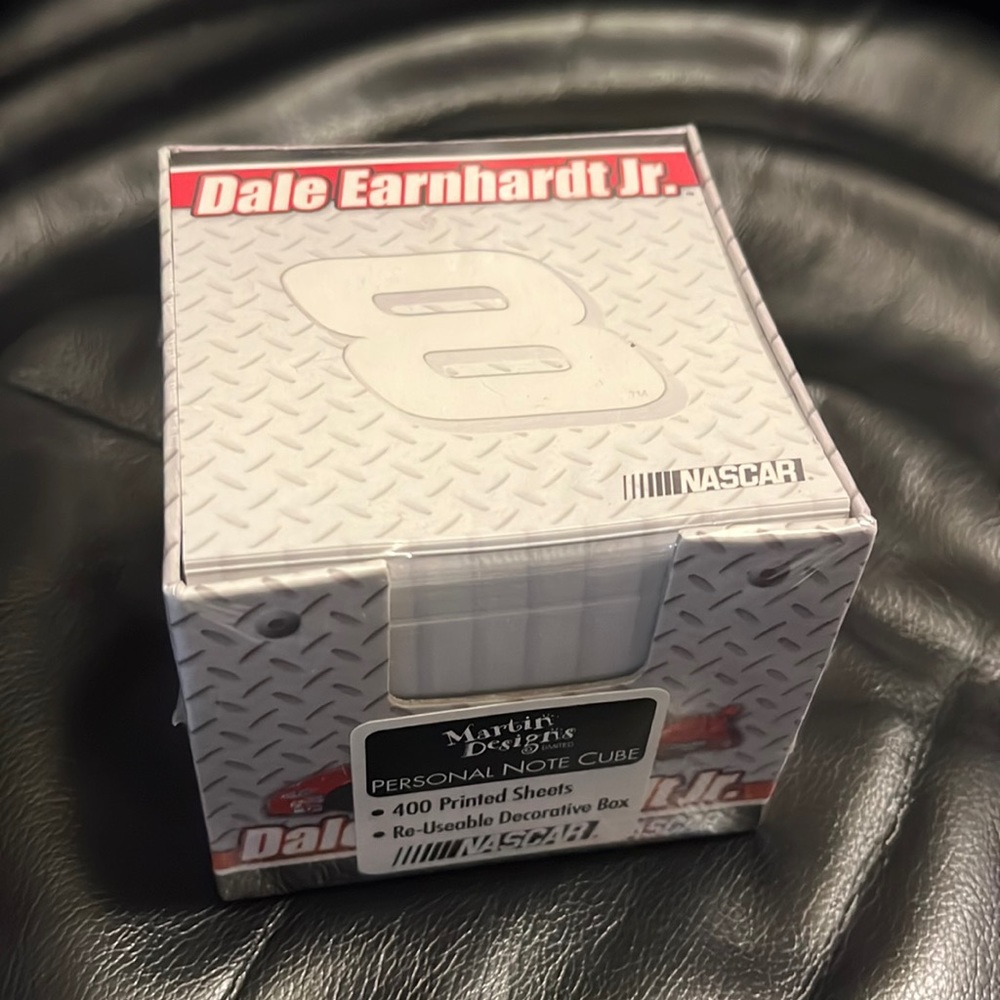 Dale Earnhardt Jr NASCAR note cube